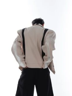 CulturE Spliced Biker Jacket(Culture Spliced Biker Jacket) 20 CulturE Spliced Biker Jacket(Culture Spliced Biker Jacket) -Youth Urban Wear O1CN0174H2H52MtNvB5n4nX 2209343059885