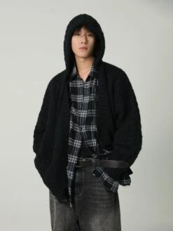 MASONPRINCE Edith Knit Hooded Cardigan(Masonprince Edith Knit Hooded Cardigan) -Youth Urban Wear O1CN017SGSKI1aTBgnrMz3P 1716103330