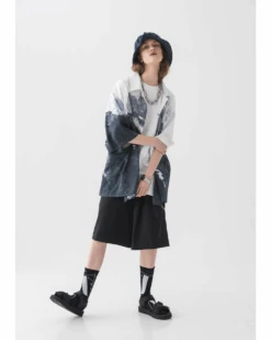 HARSH And CRUEL "Mt. Everest" Button-Up(Harsh And Cruel Mt Everest Button Up) -Youth Urban Wear O1CN017cxqXE2ITUohgTZ4F 2139609287