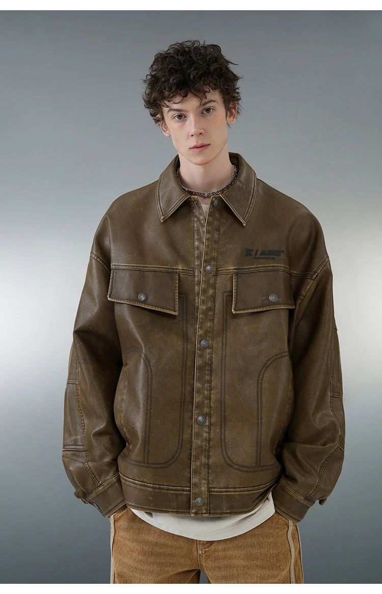 BJHG Vintage Motorcycle Jacket(Bjhg Vintage Motorcycle Jacket) 3 BJHG Vintage Motorcycle Jacket(Bjhg Vintage Motorcycle Jacket)