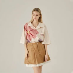 EMPTY REFERENCE Loose Floral Print Button-Up Shirt(Empty Reference Loose Floral Print Button Up Shirt) -Youth Urban Wear O1CN017qJWiy1h8lIBA1v1R 668204233