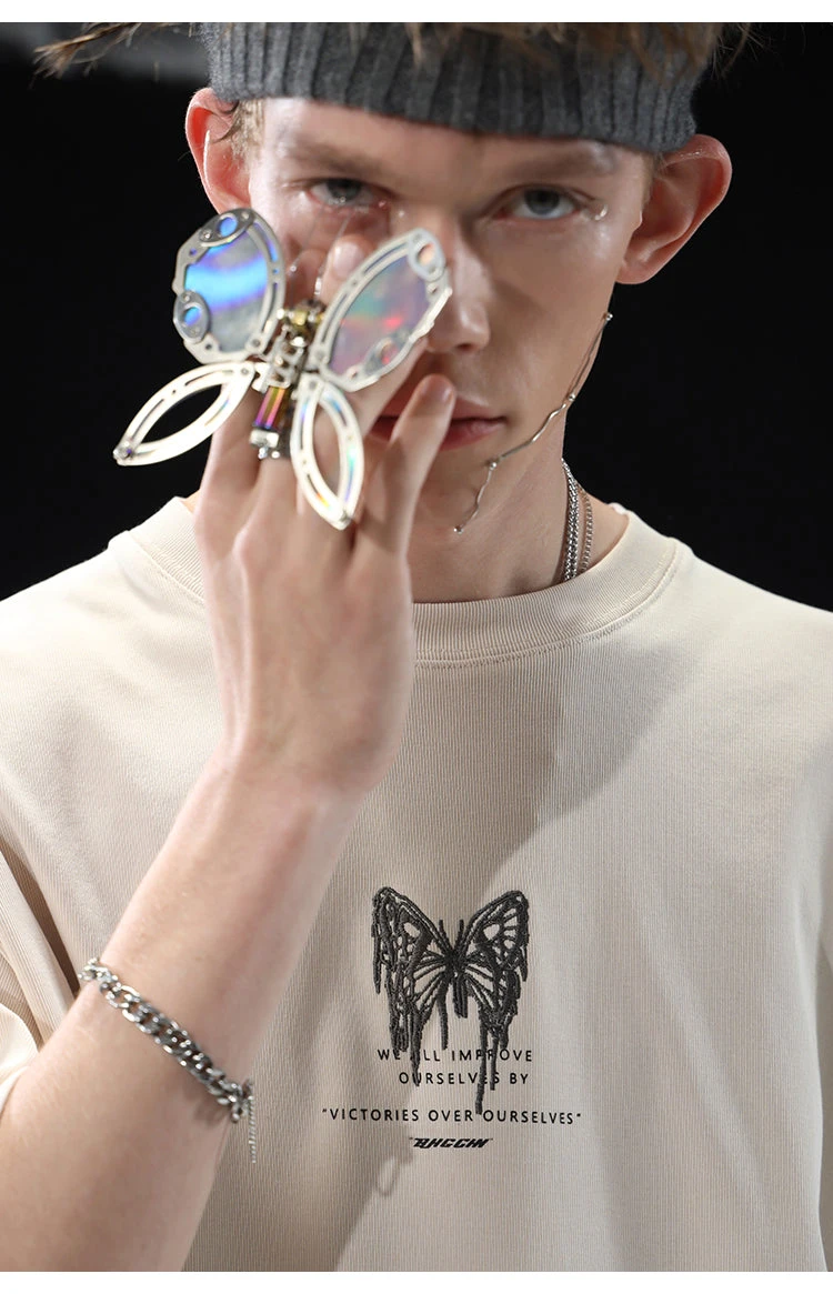 BJHG 3M Reflective Butterfly Tee(Bjhg 3m Reflective Butterfly Tee) 11 BJHG 3M Reflective Butterfly Tee(Bjhg 3m Reflective Butterfly Tee) - Image 9