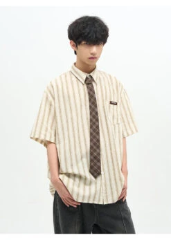 77F7GHT Striped Collar Shirt(77f7ght Striped Collar Shirt) -Youth Urban Wear O1CN018oPQc31r3OwMroYHq 1124265575