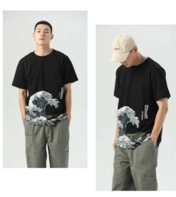 Great Wave Fitted Tee(Great Wave Tee) -Youth Urban Wear O1CN018pavvJ1NSBhU5aSCw 735691568