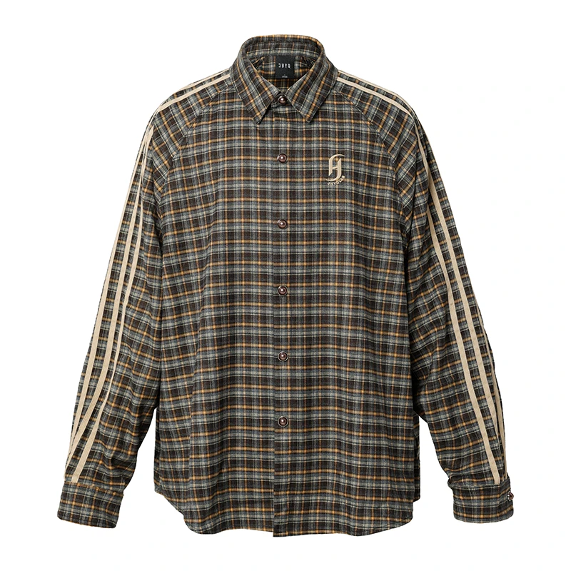 JHYQ Retro Striped Flannel(Jhyq Retro Striped Flannel) 11 JHYQ Retro Striped Flannel(Jhyq Retro Striped Flannel) - Image 9