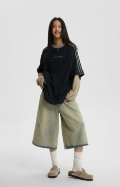 JHYQ Capri Cut Light Wash Denim Shorts(Jhyq Capri Cut Light Wash Denim Shorts) 20 JHYQ Capri Cut Light Wash Denim Shorts(Jhyq Capri Cut Light Wash Denim Shorts) -Youth Urban Wear O1CN019ztJ4H25AdtQP4WvW 2213986157486