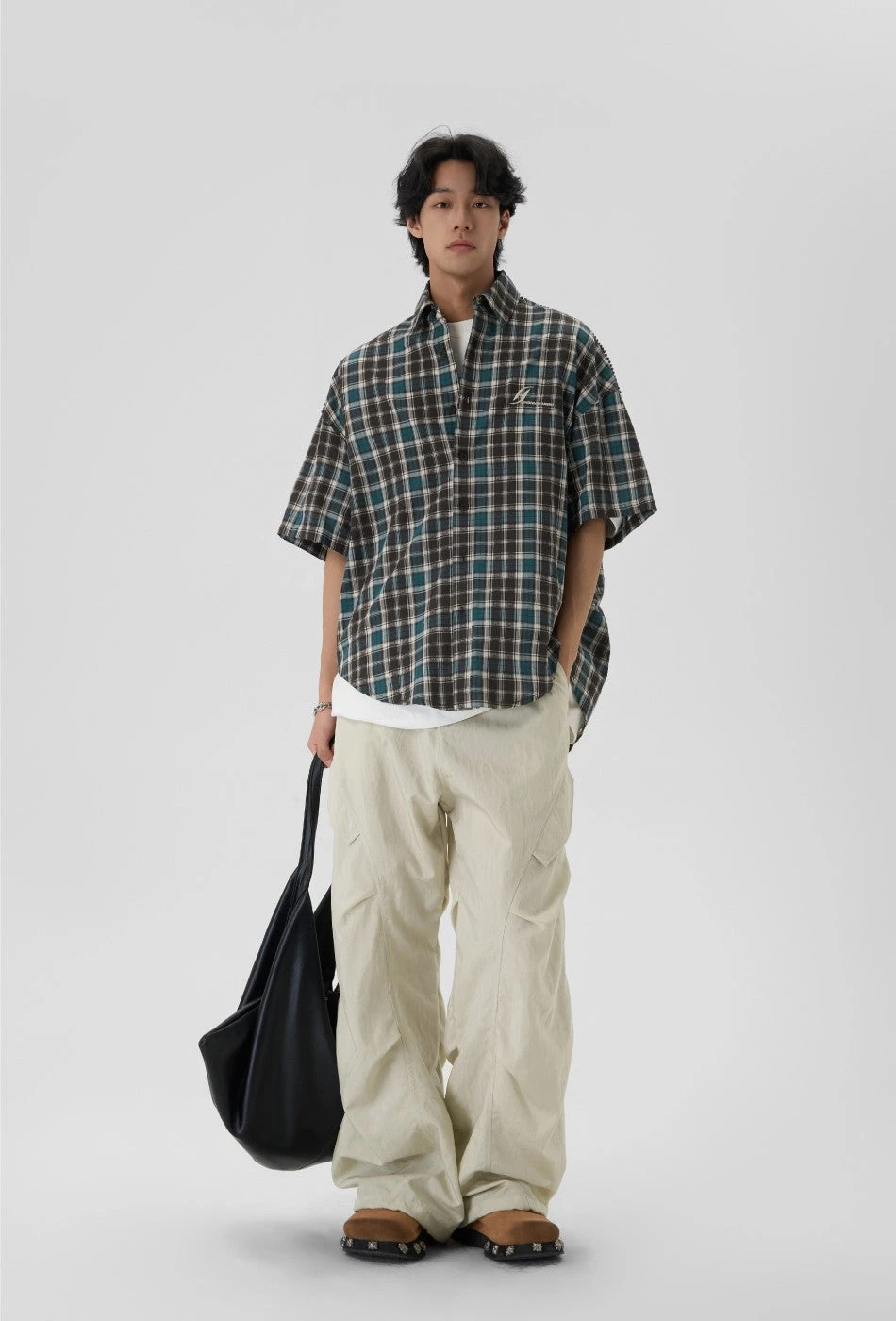JHYQ Pleated Parachute Pants(Jhyq Pleated Parachute Pants) 14 JHYQ Pleated Parachute Pants(Jhyq Pleated Parachute Pants) - Image 12