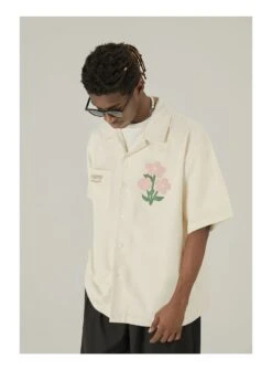 EMPTY REFERENCE Off-White Button-Up Shirt(Empty Reference Off White Button Up Shirt) -Youth Urban Wear O1CN01BNcs5E1h8lHzwRDmg 668204233