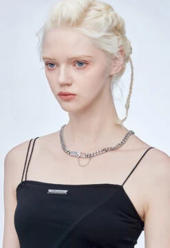 GUUKA "Lightning Bar" Double Chain Necklace(Guuka Lightning Bar Double Chain Necklace) -Youth Urban Wear O1CN01CWkkUl1JHQ1SJSBqc 332741003