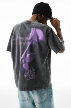 MEDM Vintage Washed "Sword & Rose" Tee(Medm Vintage Washed Sword Rose Tee) -Youth Urban Wear O1CN01CXUFUG23XseceG5Qd 732787266