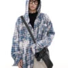 MRNEARLY Distressed Horizon Hooded Flannel Jacket(Mrnearly Distressed Horizon Hooded Flannel Jacket) 1 MRNEARLY Distressed Horizon Hooded Flannel Jacket(Mrnearly Distressed Horizon Hooded Flannel Jacket) -Youth Urban Wear O1CN01CkDw0l1VQpkUFEIMO 2434502648