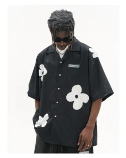 HARSH And CRUEL Solitary Flower Button-Up(Harsh And Cruel Solitary Flower Button Up) -Youth Urban Wear O1CN01D5GGyj2ITV0dmDb4h 2139609287 Copy