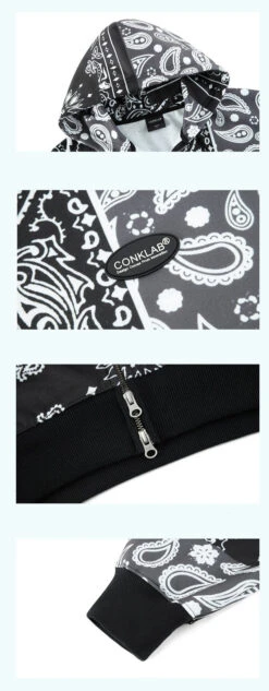 CONKLAB Bandana Zip Up Jacket(Conklab Bandana Zip Up Jacket) -Youth Urban Wear O1CN01D6udbe1tmOqULrhrx 2200813915944