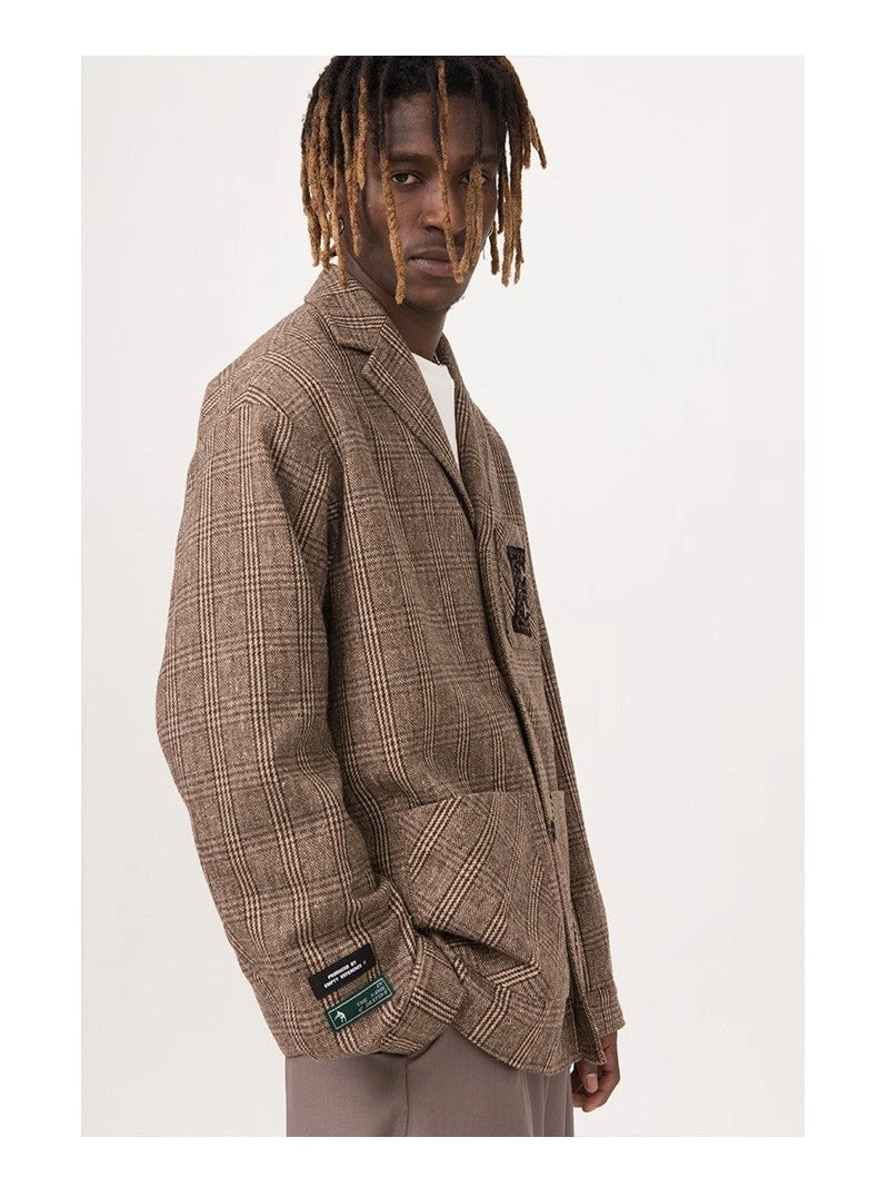 EMPTY REFERENCE Plaid Blazer(Empty Reference Plaid Blazer) 10 EMPTY REFERENCE Plaid Blazer(Empty Reference Plaid Blazer) - Image 8