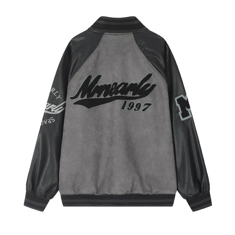 MRNEARLY "1997" Suede Varsity Jacket(Mrnearly 1997 Suede Varsity Jacket) 8 MRNEARLY "1997" Suede Varsity Jacket(Mrnearly 1997 Suede Varsity Jacket) - Image 6