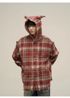 HJK Exclusive Hooded Devil Flannel(Hjk Exclusive Hooded Devil Flannel) -Youth Urban Wear O1CN01E6v6yE1r3OxFqzvOz 1124265575