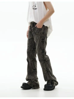 GCINIM Acid Wash Paneled Jeans(Gcinim Acid Wash Paneled Jeans) -Youth Urban Wear O1CN01EQMV2o1zI4YxCryOD 1842446690