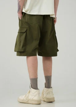 BJHG Pleated Drawstring Cargo Shorts(Bjhg Pleated Drawstring Cargo Shorts) -Youth Urban Wear O1CN01EcPYnc23OijKbmMJq 2207073767246