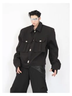 CulturE Padded Shoulders Jacket(Culture Padded Shoulders Jacket) -Youth Urban Wear O1CN01Ep3DnV2MtNqkAGwQv 2209343059885