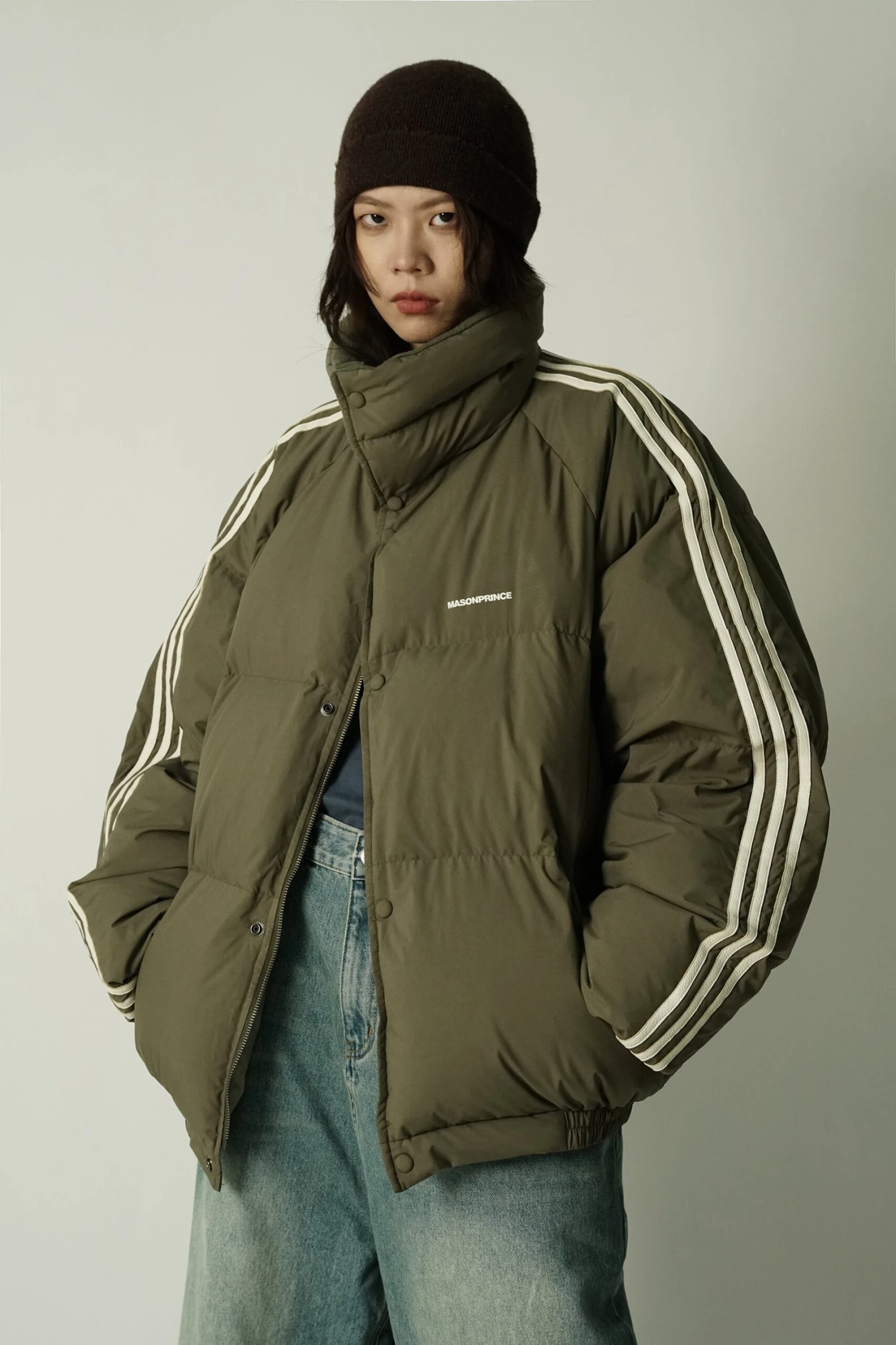MASONPRINCE Striped Puffer Jacket(Masonprince Striped Puffer Jacket) 10 MASONPRINCE Striped Puffer Jacket(Masonprince Striped Puffer Jacket) - Image 8