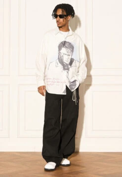 REVERSE IRONY Portrait Button Long Sleeve(Reverse Irony Portrait Button Long Sleeve) -Youth Urban Wear O1CN01Fe3xzW1h8lSKAiHQH 668204233