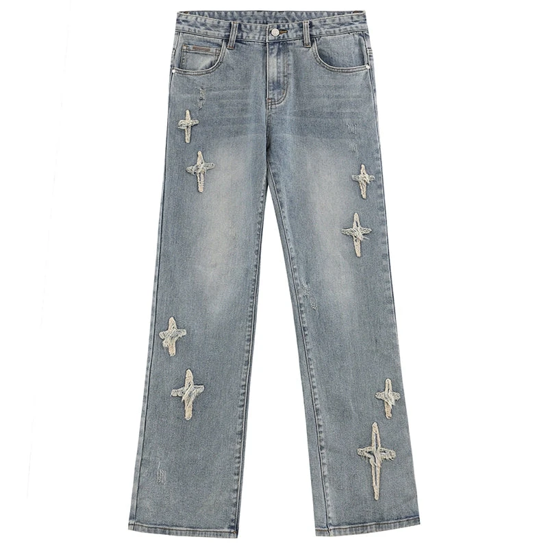 ICONSLAB Textured Spike Denim Jeans(Iconslab Textured Spike Denim Jeans) 7 ICONSLAB Textured Spike Denim Jeans(Iconslab Textured Spike Denim Jeans) - Image 5