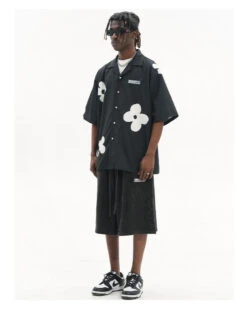 HARSH And CRUEL Solitary Flower Button-Up(Harsh And Cruel Solitary Flower Button Up) -Youth Urban Wear O1CN01Fn6x7S2ITV0dmD7xn 2139609287