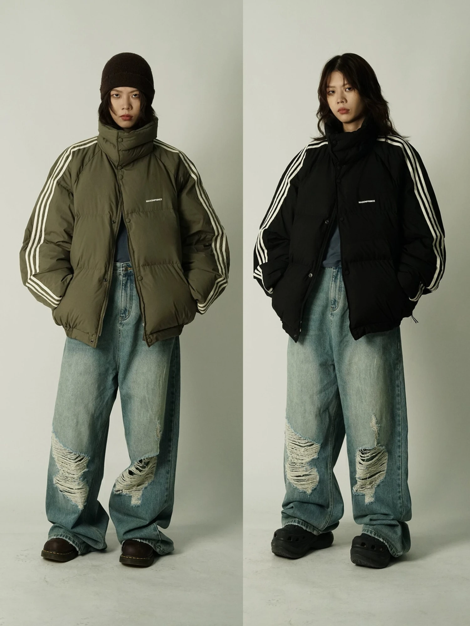 MASONPRINCE Striped Puffer Jacket(Masonprince Striped Puffer Jacket) 5 MASONPRINCE Striped Puffer Jacket(Masonprince Striped Puffer Jacket) - Image 3