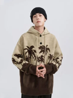 PCLP "King Palm" Knit Hoodie(Pclp King Palm Knit Hoodie)
