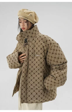 BJHG Monogram Print Puffer Jacket(Bjhg Monogram Print Puffer Jacket) -Youth Urban Wear O1CN01Gmadgi23Oig8Uv0FA 2207073767246