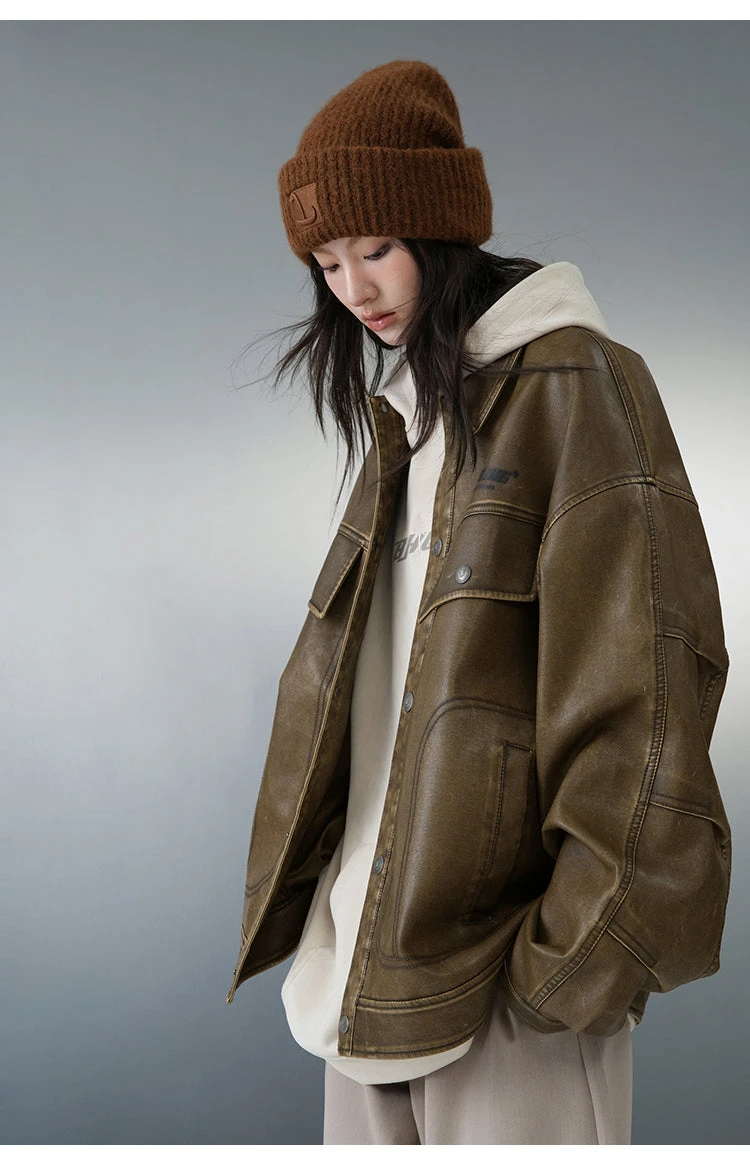 BJHG Vintage Motorcycle Jacket(Bjhg Vintage Motorcycle Jacket) 5 BJHG Vintage Motorcycle Jacket(Bjhg Vintage Motorcycle Jacket) - Image 3