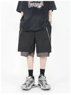 MRNEARLY Layered Zip Shorts(Mrnearly Layered Zip Shorts) -Youth Urban Wear O1CN01HRvspn1VQpXARW5Op 2434502648