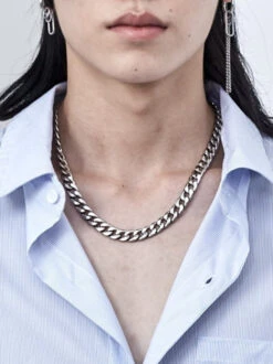 PCLP Classic Curb Chain Necklace(Pclp Classic Curb Chain Necklace) -Youth Urban Wear O1CN01IXO21i2AfqguGQThV 4009778231