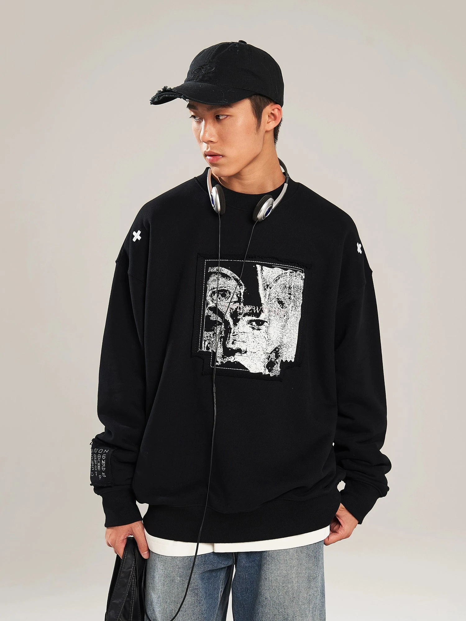 NSTNEW START "Visions" Collage Sweater(Nstnew Start Visions Collage Sweater) 4 NSTNEW START "Visions" Collage Sweater(Nstnew Start Visions Collage Sweater) - Image 2