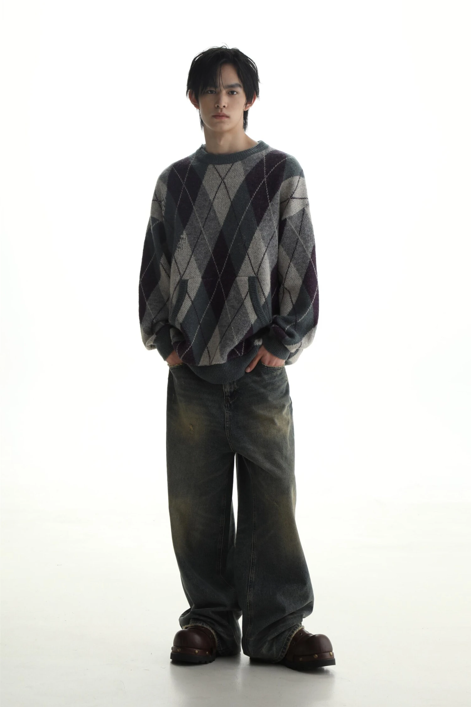 MASONPRINCE Argyle Sweater(Masonprince Argyle Sweater) 6 MASONPRINCE Argyle Sweater(Masonprince Argyle Sweater) - Image 4