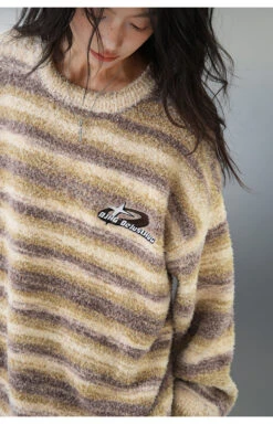 BJHG Contrast Painted Stripe Sweater(Bjhg Contrast Painted Stripe Sweater) -Youth Urban Wear O1CN01JGHacf1eVG1YbxXX1 544323876