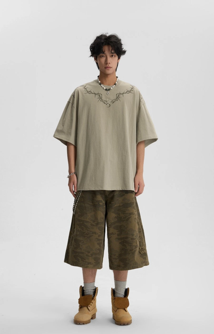 JHYQ Thorn Collar Tee(Jhyq Thorn Collar Tee) 16 JHYQ Thorn Collar Tee(Jhyq Thorn Collar Tee) - Image 14