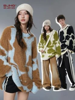 BJHG "Feline Good" Sweater(Bjhg Feline Good Sweater) -Youth Urban Wear O1CN01K2lU931eVG2nx4Ew4 544323876