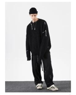 PCLP "Lost Inside" Distressed Knit Sweater(Pclp Lost Inside Distressed Knit Sweater) 18 PCLP "Lost Inside" Distressed Knit Sweater(Pclp Lost Inside Distressed Knit Sweater) -Youth Urban Wear O1CN01KWp1fR2AfqnNeuk89 4009778231