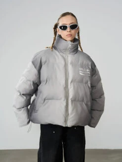 HARSH And CRUEL Silver-Tone Puffer Jacket(Harsh And Cruel Silver Tone Puffer Jacket) -Youth Urban Wear O1CN01KayvEi2ITV924a0Qw 2139609287