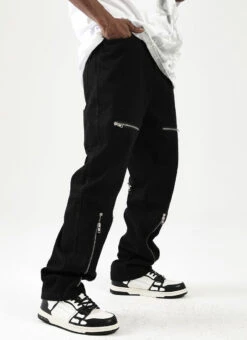 NOSAW Parallel Zip Jeans(Nosaw Parallel Zip Jeans)