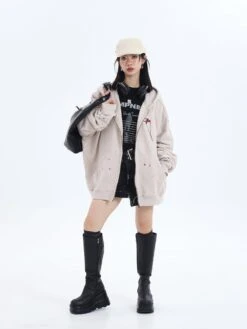 JUMPNEXT Distressed Striped Zip Jacket(Jumpnext Distressed Striped Zip Jacket) 40 JUMPNEXT Distressed Striped Zip Jacket(Jumpnext Distressed Striped Zip Jacket) -Youth Urban Wear O1CN01KyZUj71ZmavxWtVzw 2126143237 1