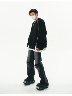 GCINIM Faded Buckle-Knee Jeans(Gcinim Faded Buckle Knee Jeans) 33 GCINIM Faded Buckle-Knee Jeans(Gcinim Faded Buckle Knee Jeans) -Youth Urban Wear O1CN01KzLsnN1zI4XPLBELa 1842446690