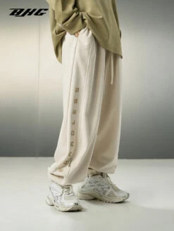 BJHG "Regardless" Sweatpants(Bjhg Regardless Suede Sweatpants)