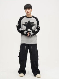 WLNEXT Patchwork Longsleeve Shirt(Wlnext Patchwork Longsleeve Tee) -Youth Urban Wear O1CN01LvjIk21r3Os5btoMZ 1124265575