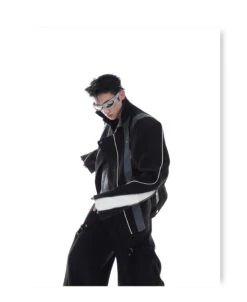 CulturE Spliced Biker Jacket(Culture Spliced Biker Jacket) 24 CulturE Spliced Biker Jacket(Culture Spliced Biker Jacket) -Youth Urban Wear O1CN01NCjb122MtNvCi4Kgb 2209343059885