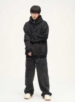 HJK Exclusive Double Panel Hooded Zip Jacket(Hjk Exclusive Double Panel Hooded Zip Jacket) -Youth Urban Wear O1CN01NHfg211r3OrevUmvf 1124265575