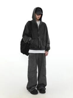 MRNEARLY Heavyweight Vintage Washed Zip Jacket(Mrnearly Heavyweight Vintage Washed Zip Jacket) 15 MRNEARLY Heavyweight Vintage Washed Zip Jacket(Mrnearly Heavyweight Vintage Washed Zip Jacket) -Youth Urban Wear O1CN01NUr3rw1VQphRgor0d 2434502648