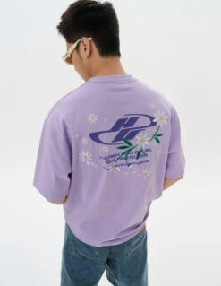 HARSH And CRUEL Embroidered Daisies Tee(Harsh And Cruel Embroidered Daisies Tee)