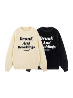 ICONSLAB "DrunK And DreaMing" Sweater(Iconslab Drunk And Dreaming Sweater) -Youth Urban Wear O1CN01Nfq0ls1fQ39Us6p0P 2209662684000